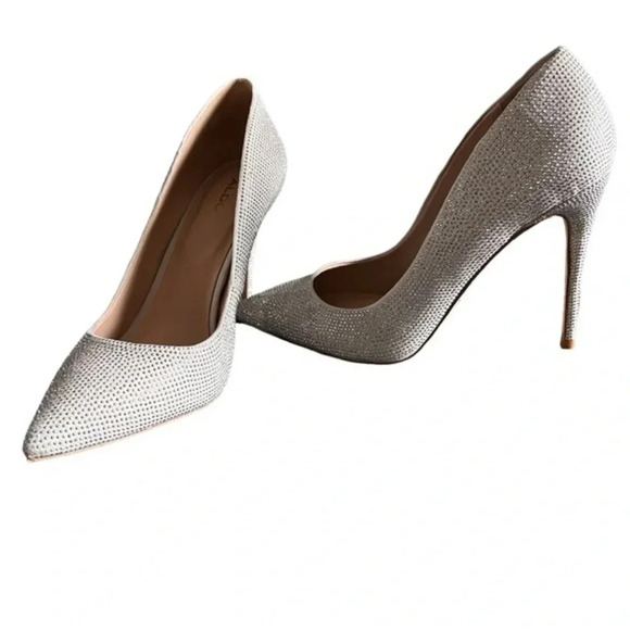 ALDO “Kedaovia” Crystal Pointed Toe Heels - Picture 5 of 5